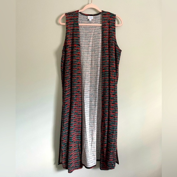 LuLaRoe Jackets & Blazers - Bright Lularoe Joy Longline Vest